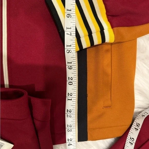 BNWT Gucci Burgundy Track Jacket small RARE - Picture 6 of 7